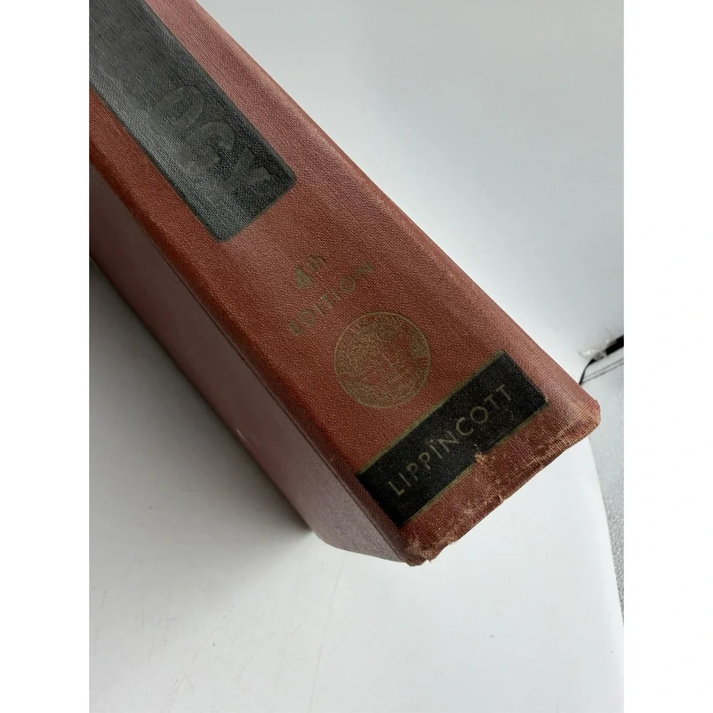 VINTAGE HISTOLOGY BOOK 4th Edition 1961 Illustrated Color Plates Cell Structure